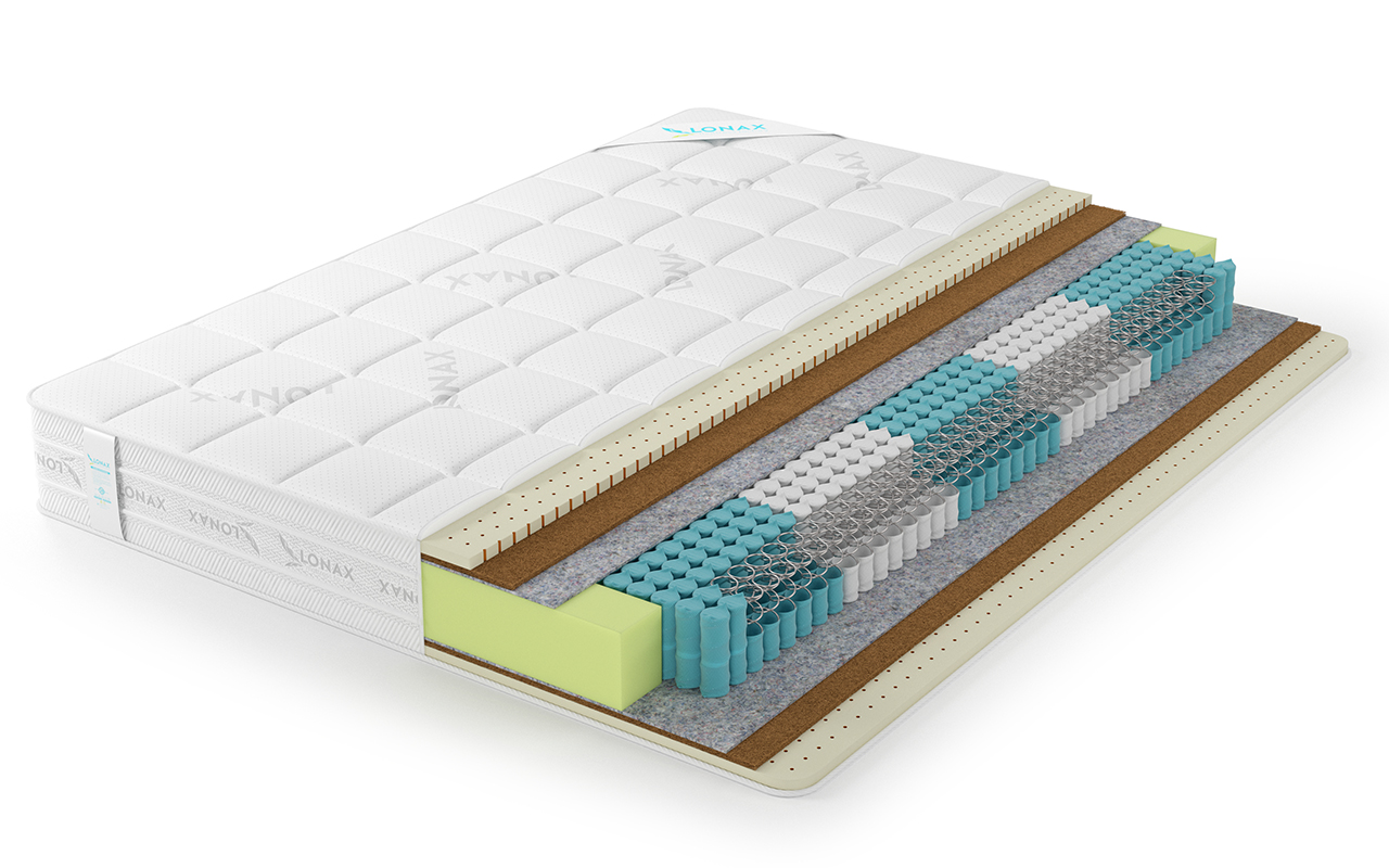 матрас Lonax Классик Medium Light S1000 5 зон 1 Lonax Классик Medium Light S1000 5 зон